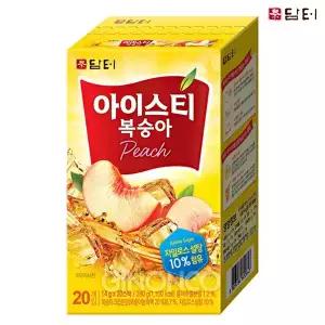 담터 아이스티 복숭아 20T 카페 피시방 음료수