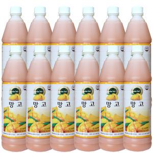 청솔 망고 원액 835ml 음료베이스 12개 1박스
