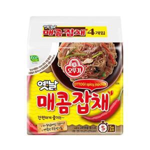 봉지라면 오뚜기 매콤잡채 77.5g 16개