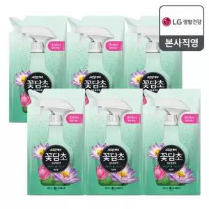 [엘지생활건강]샤프란 꽃담초 섬유탈취제 리필 320mL 연꽃 x 6개