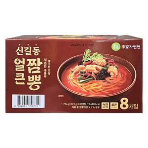 이가자연면 신길동 얼큰짬뽕 223g X 8