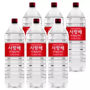 깊은바다 해양심층수 사랑해 (경도300) 2L, 6개