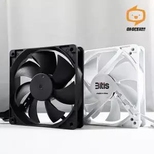 쿨링팬 컴퓨터팬 시스템쿨러 RGB 저소음 120mm팬 교체용 벌크 화이트