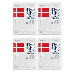 덴프스 덴마크 유산균 이야기 170mg x 60캡슐 x 4박스 프로바이오틱스 무지개
