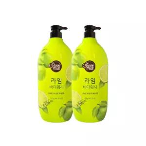 샤워메이트 리얼 내추럴 라임 바디워시 1.2kg x2개