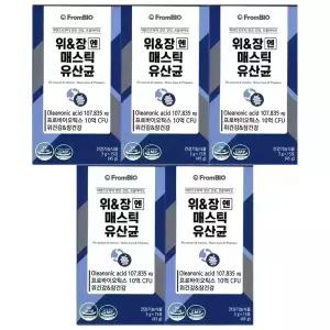 프롬바이오 위장엔 매스틱 유산균 1개월 15포 5개 / 써클