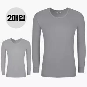 BYC 남자 내복상의 내의상의 웃도리 40수 순면 양면 겨울용 2매 아빠선물