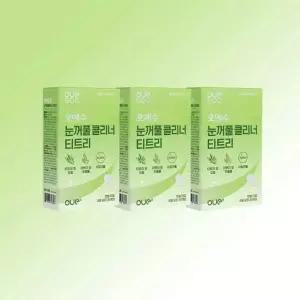 오에수 눈꺼풀 클리너 티트리 30매, 3개/면봉 마이봄샘 세정 세척 눈기름샘 리무버스틱
