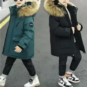 남아 아동 주니어 패딩점퍼 사파리 겨울 패딩점퍼