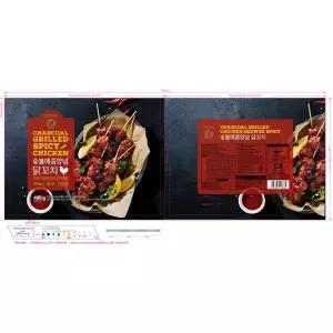 노브랜드 숯불매콤닭꼬치 480g