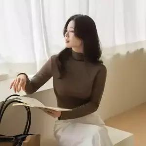 [시크폭스] [코지텐션] 포션 스판 폴라 티셔츠_53TS880