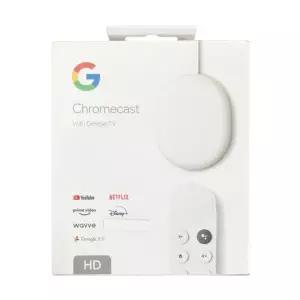 구글 크롬캐스트4 with Google TV (HD) 코리아 정품 4세대 셋톱박스 (국내정품) TV스트리밍 -AT-