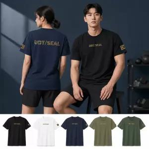 UDT SEAL 해군 특수전전단 멀티카모 남자 반팔 티셔츠 5종류