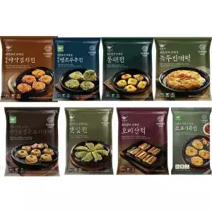 사옹원 부침명장 오미산적 450g 한입김치전 동태전 깻잎전 소고기육전 350g 녹두빈대떡 계란옷고기완자 400g 한입땡초 부추전 480g