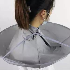 [모두모아]가정용 이발가운 커트보 셀프염색보 커트망토 셀프이발 머리카락받침대 접이식이발보