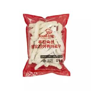 업소용 대용량 푸킹 대왕 오징어 꿔바로우 1kg 오징어튀김
