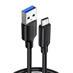 티테크놀로지 USB-A 3.0 to Type-C 3.1 고속 충전케이블 0.5M 블랙 T-USB3-C05