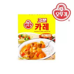 오뚜기 3분카레 약간매운맛200g x 20개