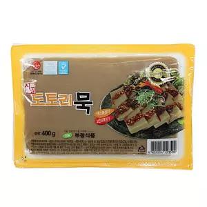 생활 도토리묵 식자재 시골도토리묵400gX10개 BOX 시골 묵 식재료 수앤서B1