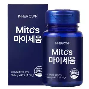 마이토스 마이세움 혼합물 추출물 남성 활력 영양제 블랙마카 아르기닌 60정, 1개