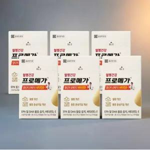 종근당건강 프로메가 알티지 오메가3 비타민D 430mg 60캡슐 6개