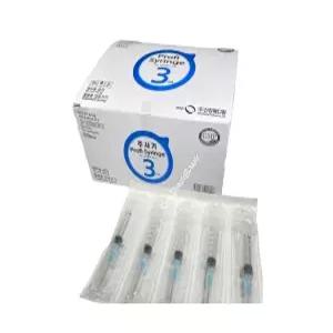 신창메디칼 일회용주사기 3cc 23G 100개입 1통