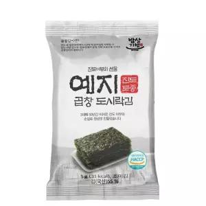 예지 곱창 도시락김 5g 32봉 64봉 진도산 원초 천일염 참기름 조미김 식탁김 짜지않은 김