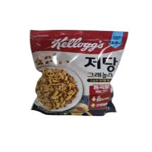 켈로그 저당 그래놀라 고소한 통곡물 파로 360g x2개