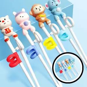 캐릭터 젓가락 동물 젓가락질 교정 어린이 교정기 설정 TLj00348