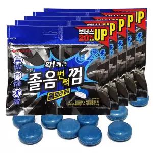 정신이 번쩍 졸음껌 울트라파워 리필용96G x 5개