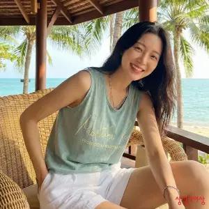 여성용 국내제작 마틴나시 컬러가 예쁜 탄탄한 면소재 데일리하게 입을 이너나시 루즈핏 시원한 슬라브원단
