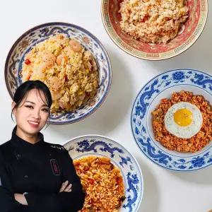 [8인분] 중식의 여왕 정지선 볶음밥 250g x 8팩 골라담기 (김치, 새우, 고추잡채, 게살 4종) 2kg