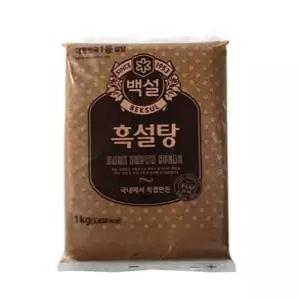 수앤서53 흑설탕 백설흑설탕1kg 백설설탕 식자재 식당설탕 생활
