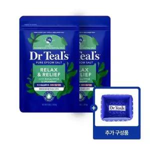 닥터틸즈 엡섬 솔트 입욕제 1.36kg x 2 - 유칼립투스스피아민트