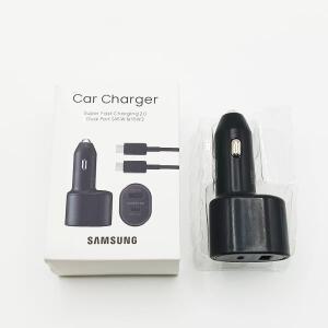 삼성 차량용 충전기 타입 C 45W USB 15W  듀얼 PD 60W 자동 고속 충전기 갤럭시 S26 울트라 S25 A57 A56 A3