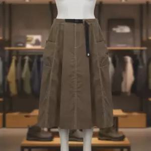노스페이스 NK6NS80B 여성 소프트우드 스커트 DEEP TAUPE
