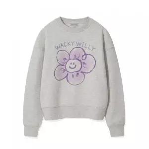 매장정품 와키윌리 WACKY WILLY 우먼스 빅릴리 그래픽 맨투맨 라이트그레이 WA2501CR61LG 154778