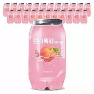 브이톡 핑크 복숭아에이드 350ml x 24입