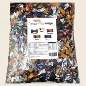 비타민C 민트 아이스 커피 캔디 5가지맛 2.5kg 대용량 벌크포장 무설탕