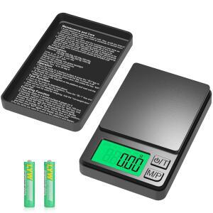 디지털 포켓 저울 1000G X 0.01G DIYIFE 휴대용 정밀 그램 | 보호 커버가 있는 보석용 저울 자동 꺼짐 백라이트 LCD 7단계 영점 식품 주방 커피용 배터리 포함