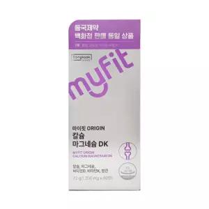 마이핏 오리진 ORIGIN 칼슘 마그네슘 DK (60정) 1박스