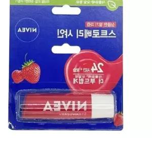 니베아 건조한 입술보습 립케어 립밤 스트로베리 샤인 립글로스 GWFG0A7I