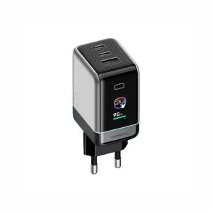 아트박스/엠피맨 CUKTECH 쿡테크 6 Ultra GaN 65W 디스플레이 3포트 충전기