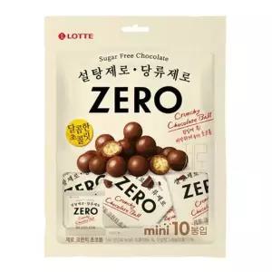 [NS홈쇼핑]롯데 제로 크런치 초코볼 140g x 2개[36202314]