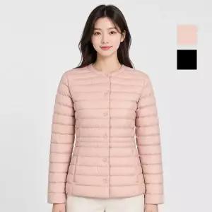 뱅뱅 여성 라이트 라운드넥 패딩 점퍼 NUJ811)