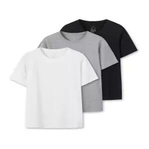 탑텐 공용 코튼 베이직 반팔티 3PACK MSF5TS3001