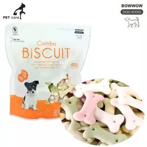 개간식 비스켓 콤보 바우와우 강아지 220g