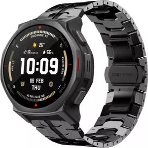 Amazfit T-Rex 3 44mm/48mm용 힌잔 금속 밴드 스테인리스 스틸 스트랩 액티브 프리미엄/액티브 맥스용