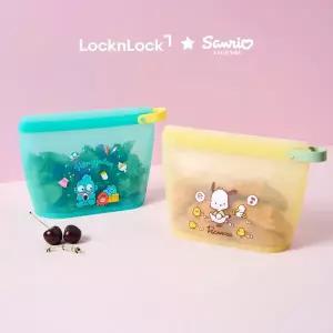 [락앤락]New 산리오캐릭터즈 실리콘 지퍼백 1.3L