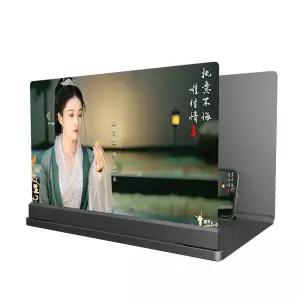 스마트폰 고화질 핸드폰 진열대 화면거치대 블랙 휴대용 10D 울트라 맹구 14인치 방송 효과 클리어 8인치